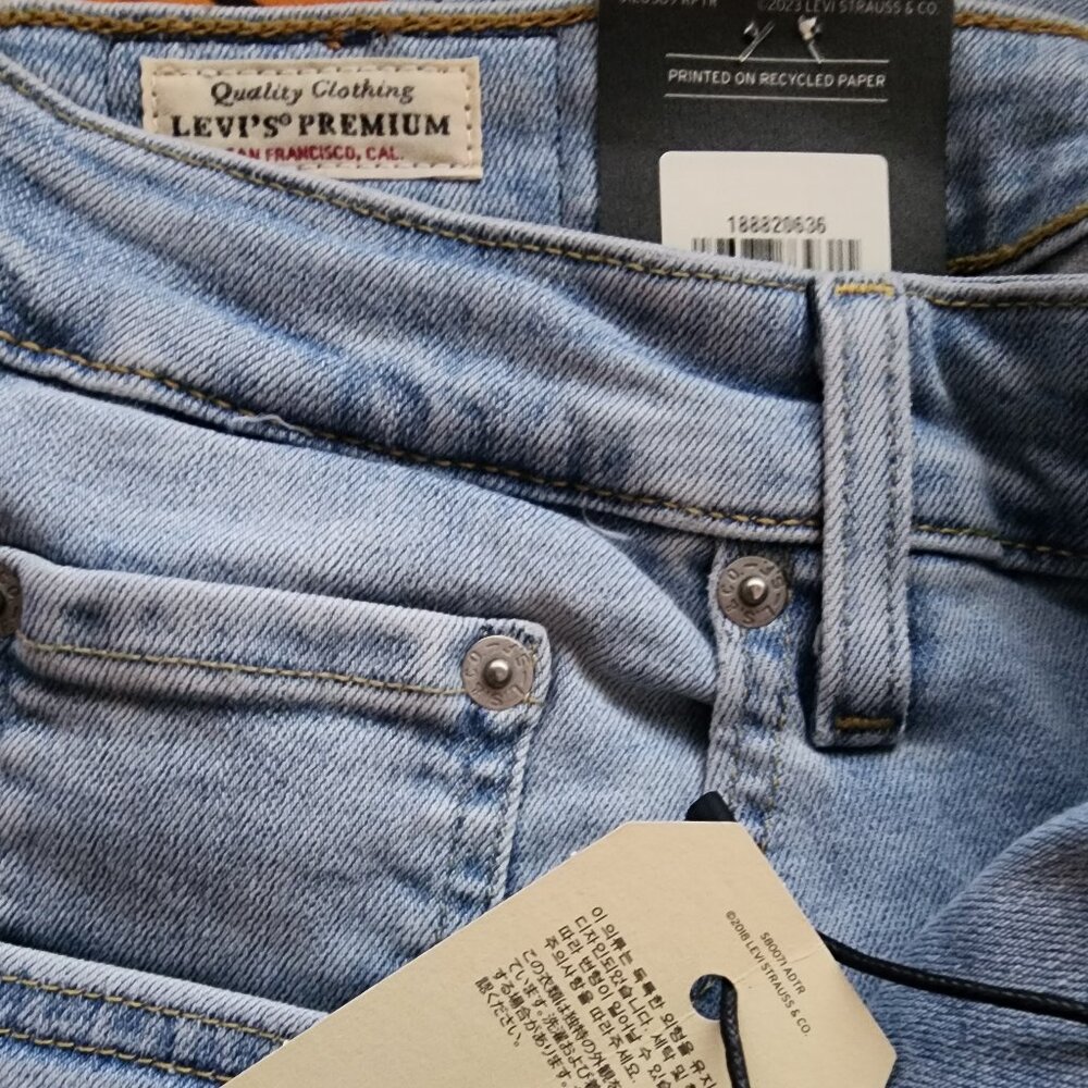Levi's Premium 721 High-Rise Skinny 32x30